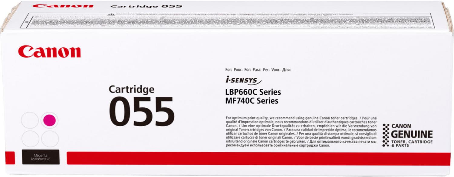 Toner laser Canon 055 magenta 2 100 pages
